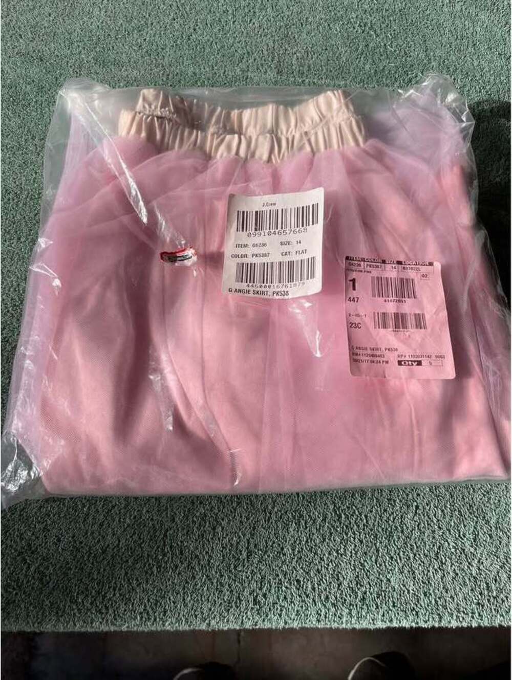 J.Crew Crewcuts Girls Angie Tulle Skirt Size 14 Peruvian Pink New